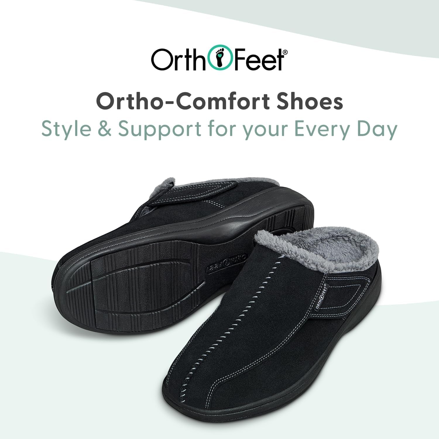 Men'S Orthopedic Clog Slipper with Arch Support Asheville