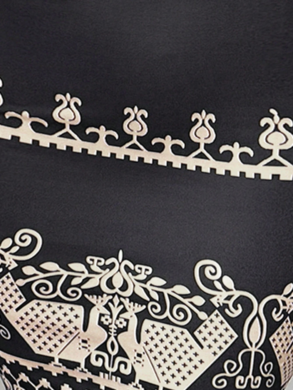 SHEIN Clasi Women'S Fashionable Print Short Sleeve V-Neck Dress