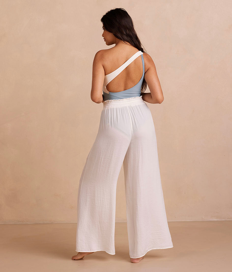 The Silky Luxe Palazzo Pants with Ties