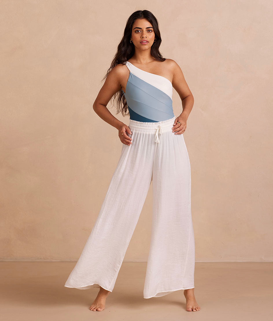 The Silky Luxe Palazzo Pants with Ties